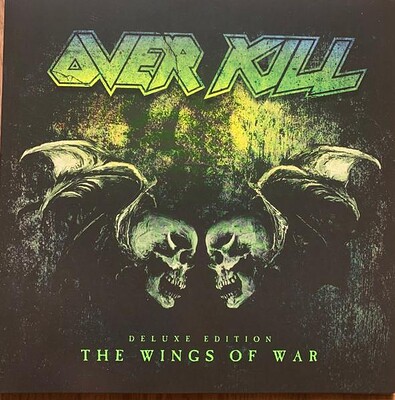 OVERKILL - THE WINGS OF WAR Lim. Ed. 491 copies in clear green vinyl (LP)
