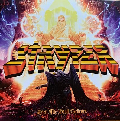 STRYPER - EVEN THE DEVIL BELIEVES Lim. Ed. 235 copies in red vinyl, die-cut sleeve (LP)