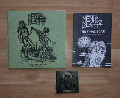 MENTAL DECAY - THE FINAL SCAR limited edition reissue, LP and CD with booklet (LP)
