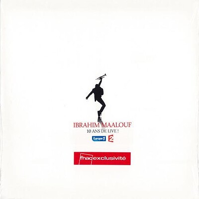 MAALOUF, IBRAHIM - 10 ANS DE LIVE! french original on red vinyl, still sealed (2LP)