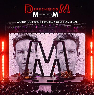 DEPECHE MODE - MEMENTO MORI WORLD TOUR 2023 3xLP Live in Las Vegas, Purple vinyl, numbered ed. of 150 (LP-BOX)