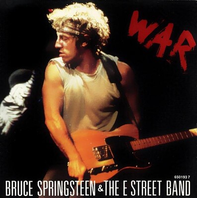 SPRINGSTEEN, BRUCE & THE E STREET BAND - WAR/Merry christmas baby eec original pressing (7")
