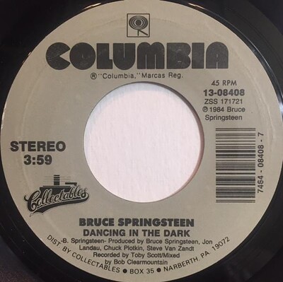 SPRINGSTEEN, BRUCE - DANCING IN THE DARK/ Pink cadillac us reissue (7")