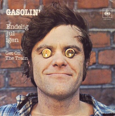 GASOLIN' - ENDELIG JUL IGEN/ Get on the train danish only single (7")