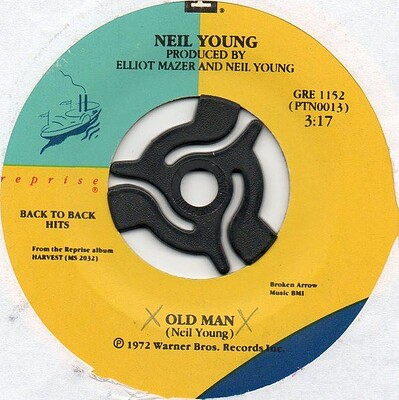 YOUNG, NEIL - HEART OF GOLD/ Old man us reissue (7")
