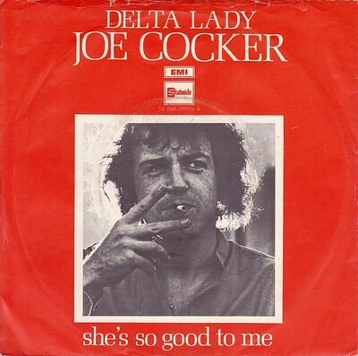 COCKER, JOE - DELTA LADY/ She´s so good to me dutch original pressing (7")