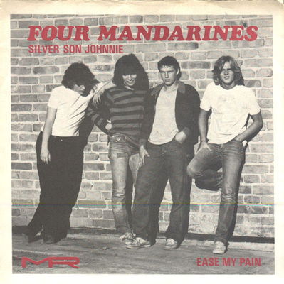 FOUR MANDARINES - SILVER SON JOHNNIE / Ease My Pain 1977 Swedish Ramones-punk, Rare (7")