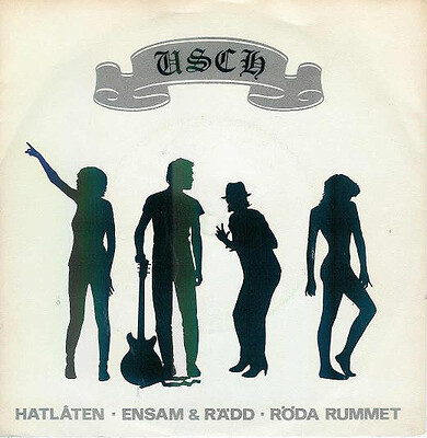 USCH - HATLÅTEN EP Danish original pressing from 1981. (7")